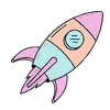 👍 Эмодзи «Нежно фиолетовые буквы» для Telegram