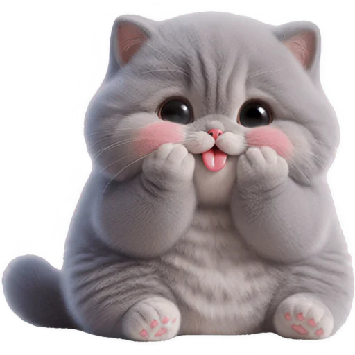 😛 Стикер «Котенок TaoTao» для Telegram