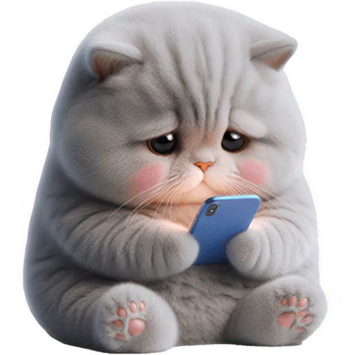 🥺 Стикер «Котенок TaoTao» для Telegram