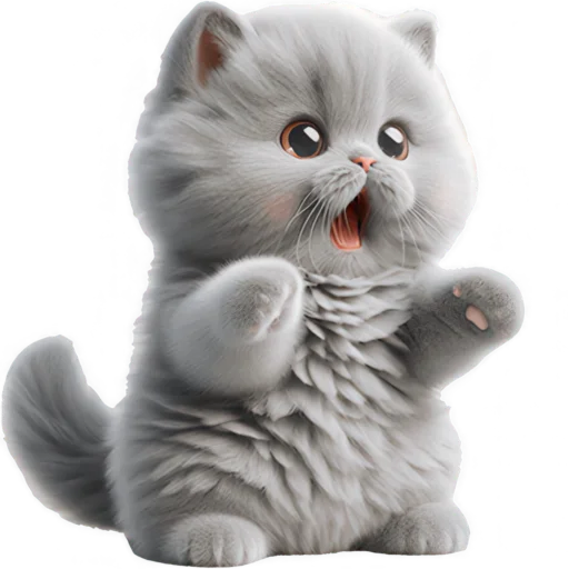 😱 Стикер «Котенок TaoTao» для Telegram