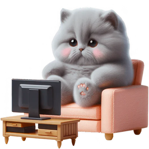 📺 Стикер «Котенок TaoTao» для Telegram
