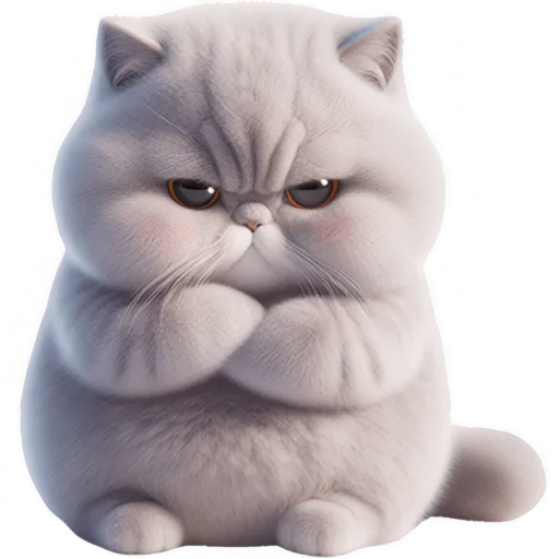 😒 Стикер «Котенок TaoTao» для Telegram