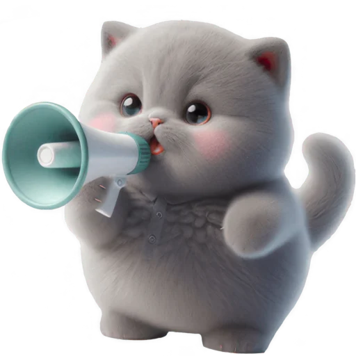 📢 Стикер «Котенок TaoTao» для Telegram