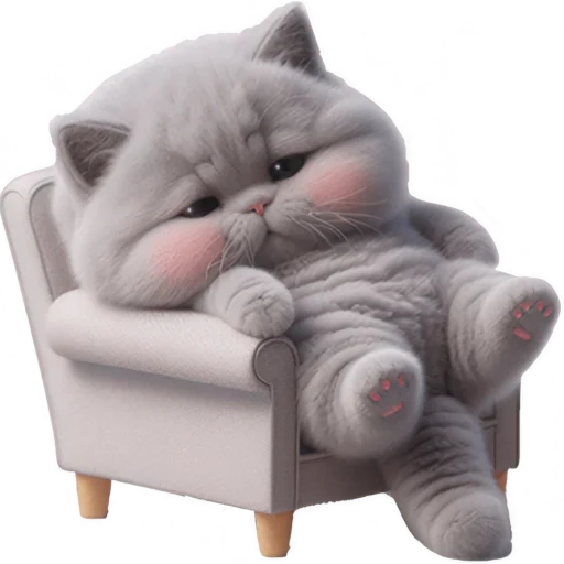 😴 Стикер «Котенок TaoTao» для Telegram