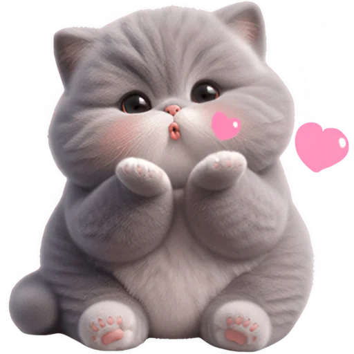😘 Стикер «Котенок TaoTao» для Telegram