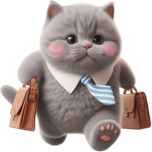 💼 Стикер «Котенок TaoTao» для Telegram