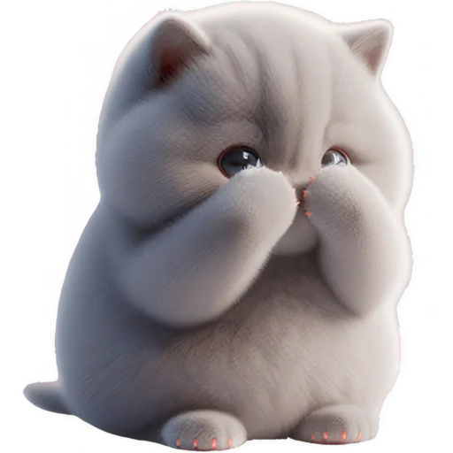 🫣 Стикер «Котенок TaoTao» для Telegram