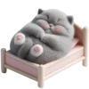 😴 Эмодзи «Котенок TaoTao» для Telegram