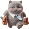 💼 Эмодзи «Котенок TaoTao» для Telegram