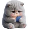 🥺 Эмодзи «Котенок TaoTao» для Telegram