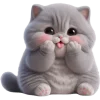 😛 Эмодзи «Котенок TaoTao» для Telegram
