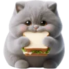 🥪 Эмодзи «Котенок TaoTao» для Telegram