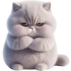 😒 Эмодзи «Котенок TaoTao» для Telegram