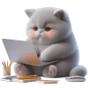 🤓 Эмодзи «Котенок TaoTao» для Telegram