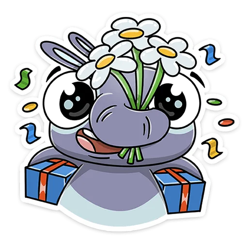 💐 Стикер «Тапир Тэпси» для Telegram