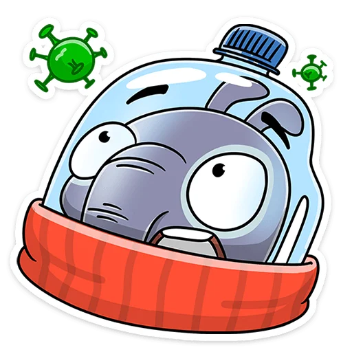🦠 Стикер «Тапир Тэпси» для Telegram