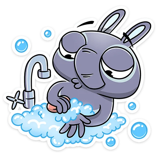 🛀 Стикер «Тапир Тэпси» для Telegram