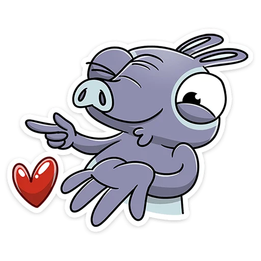 😘 Стикер «Тапир Тэпси» для Telegram