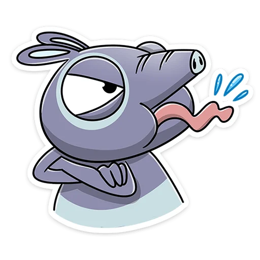 😝 Стикер «Тапир Тэпси» для Telegram