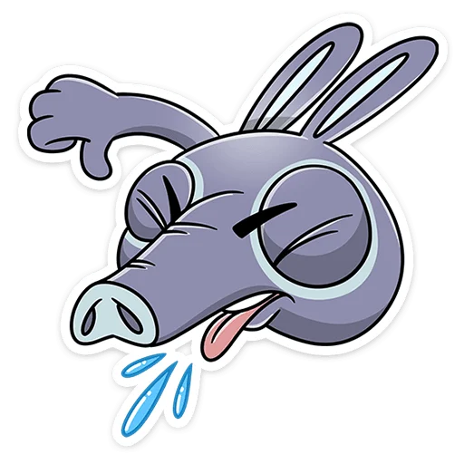 😝 Стикер «Тапир Тэпси» для Telegram