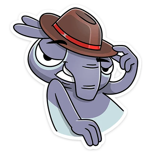 🥴 Стикер «Тапир Тэпси» для Telegram