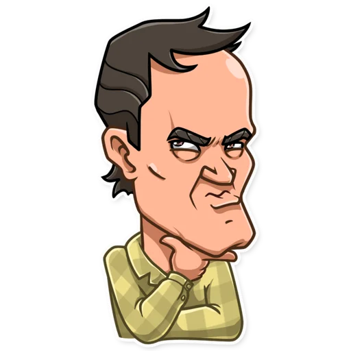 🤔 Стикер «Quentin Tarantino» для Telegram