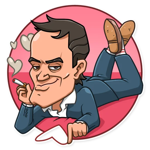 🥰 Стикер «Quentin Tarantino» для Telegram
