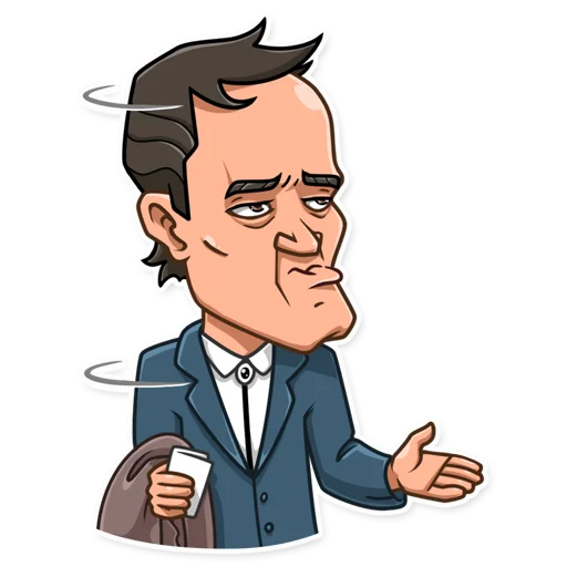 🤨 Стикер «Quentin Tarantino» для Telegram