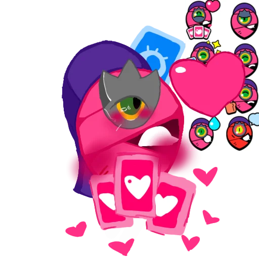 ❤️ Стикер «Taro-Tara brawl stars» для Telegram