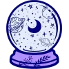 Стикер 36 Purple Tarot Pack