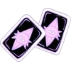 Стикер 54 Purple Tarot Pack