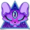 Стикер 49 Purple Tarot Pack