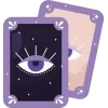 Стикер 30 Purple Tarot Pack