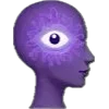 Стикер 34 Purple Tarot Pack