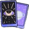 Стикер 16 Purple Tarot Pack