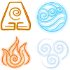🌬 Эмодзи «Tarot elements» для Telegram