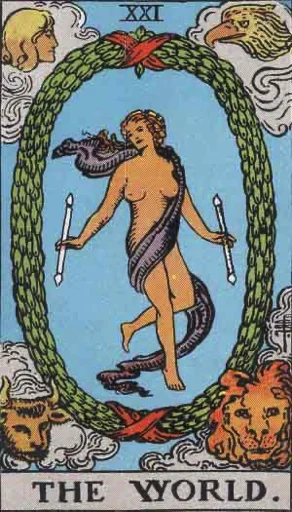 🌎 Стикер «Rider Waite Tarot Original» для Telegram