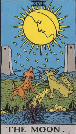 🌚 Стикер «Rider Waite Tarot Original» для Telegram