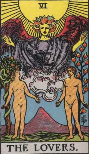 👩‍❤️‍👨 Стикер «Rider Waite Tarot Original» для Telegram