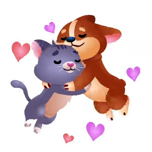 👩‍❤️‍💋‍👨 Стикер «TatersNTots» для Telegram