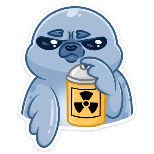 ☢ Стикер «Татти» для Telegram