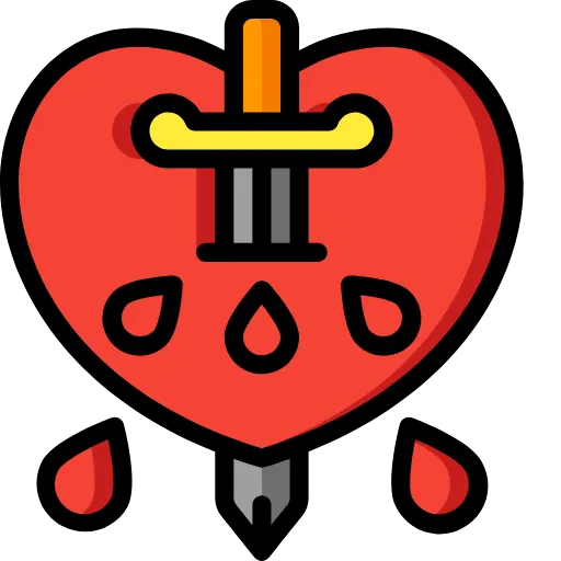 🤩 Эмодзи «Tattoo - бордовый шрифт» для Telegram