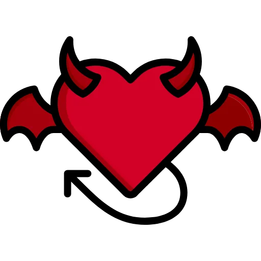 🤩 Эмодзи «Tattoo - бордовый шрифт» для Telegram