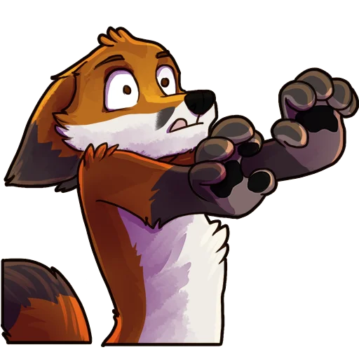👐 Стикер «Tav Fox» для Telegram
