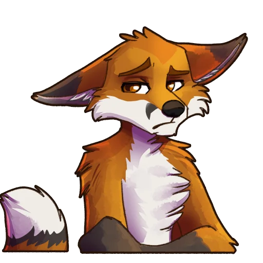 😔 Стикер «Tav Fox» для Telegram