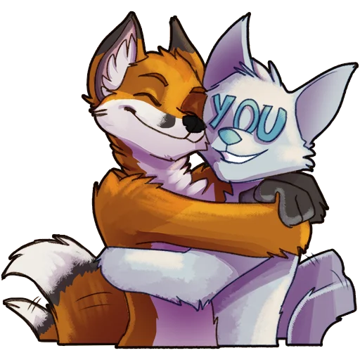 👐 Стикер «Tav Fox» для Telegram