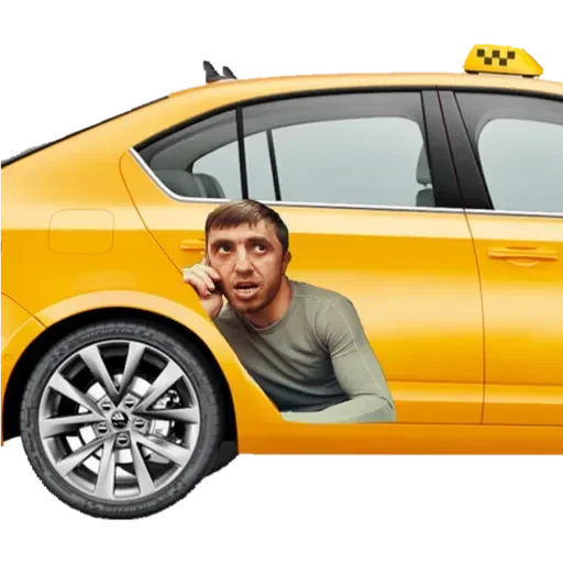🚖 Стикер «Taxi.ru» для Telegram