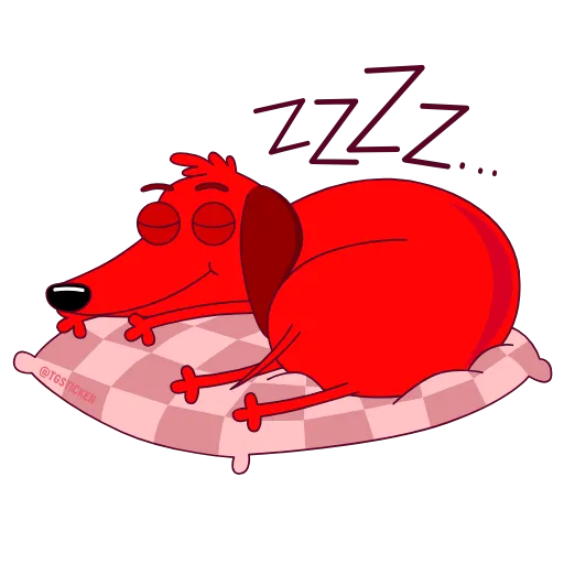 😴 Стикер «Везунчик» для Telegram