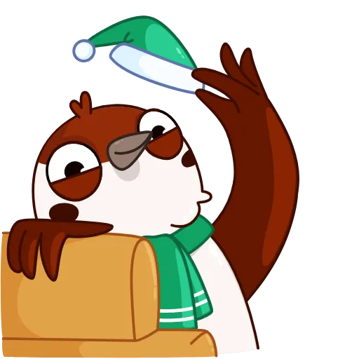 Стикерпак Новогодний Чирик для Telegram