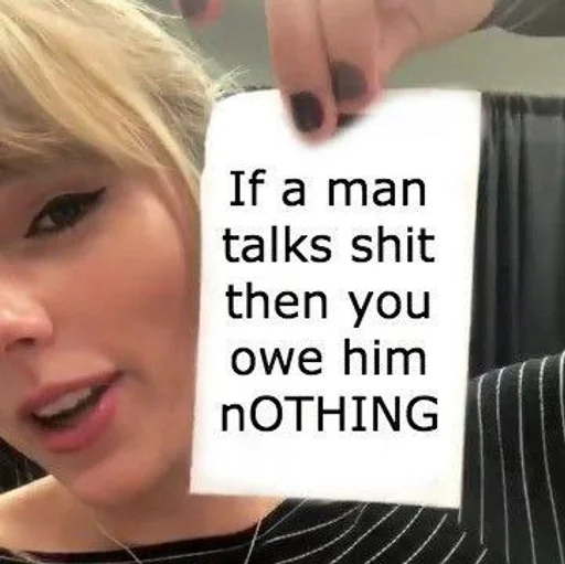 😘 Стикер «Taylor Swift» для Telegram